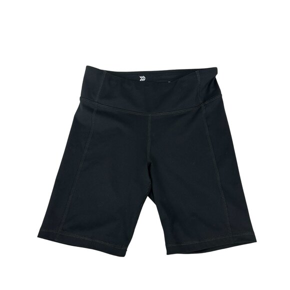 All In Motion Womens Black Biker Shorts Size XS Polyester Spandex Blend - Picture 1 of 7